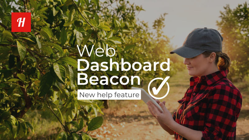 Hectre delivers more simplicity for fruit growers with their orchard management app - a new dashboard beacon has been added